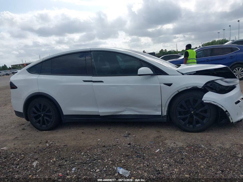 2022 Tesla Model X Dual Motor All-Wheel Drive VIN: 7SAXCAE55NF350848 Lot: 44859217