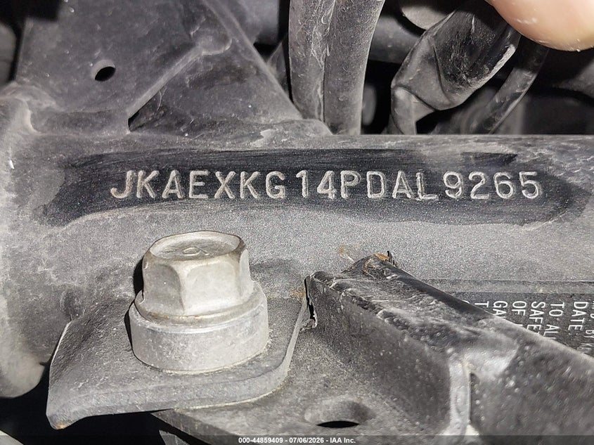 2023 Kawasaki Ex400 VIN: JKAEXKG14PDAL9265 Lot: 44859409