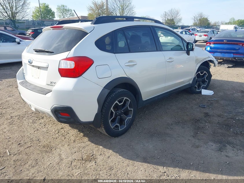 2014 Subaru Xv 2.0 2.0i Premium White Lot 111044859430 Vin JF2GPACC1E8243591