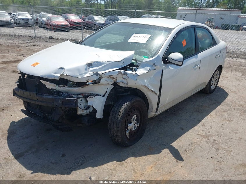 2012 Kia Forte 2.0 Ex white Lot 111044859442 Vin KNAFU4A22C5614221
