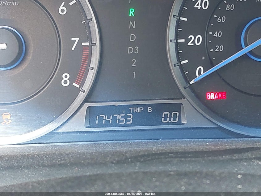 2012 Honda Crosstour 2.4 Ex VIN: 5J6TF3H33CL004696 Lot: 44859587