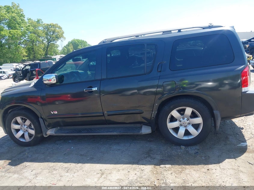 2008 Nissan Armada Le VIN: 5N1BA08D48N623788 Lot: 44859637