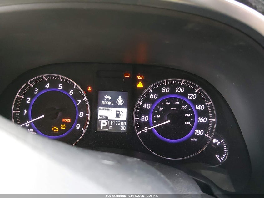 2013 Infiniti Fx37 VIN: JN8CS1MU8DM141380 Lot: 44859696