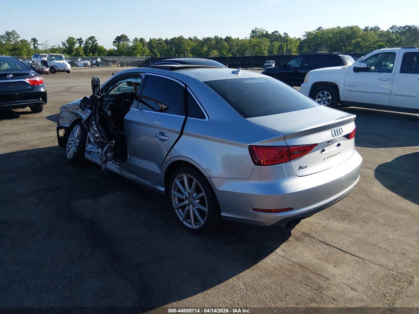 2016 Audi A3 1.8 1.8T Premium silver Lot 111044859714 Vin WAUC7GFF0G1008615