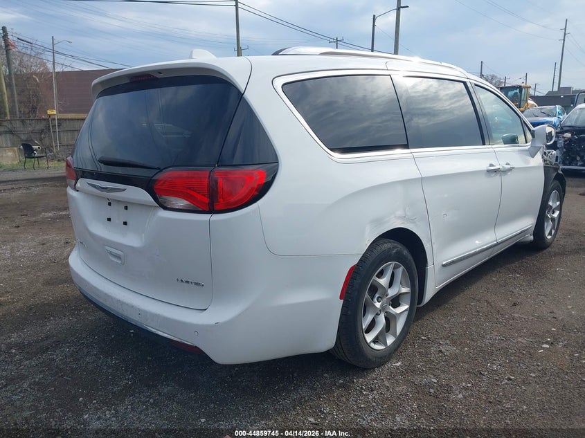 2019 Chrysler Pacifica 3.6 Limited white Lot 111044859745 Vin 2C4RC1GG3KR721879