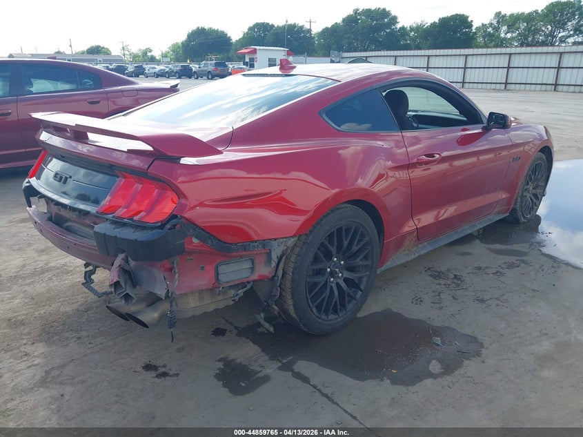 2020 Ford Mustang 5.0 Gt Fastback Red Lot 111044859765 Vin 1FA6P8CF6L5183647