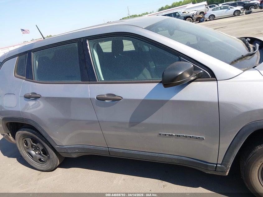 2018 Jeep Compass 2.4 Sport Fwd grey Lot 111044859793 Vin 3C4NJCAB5JT330225
