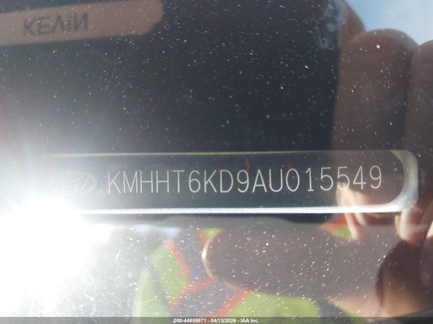 2010 Hyundai Genesis 2.0T VIN: KMHHT6KD9AU015549 Lot: 44859871