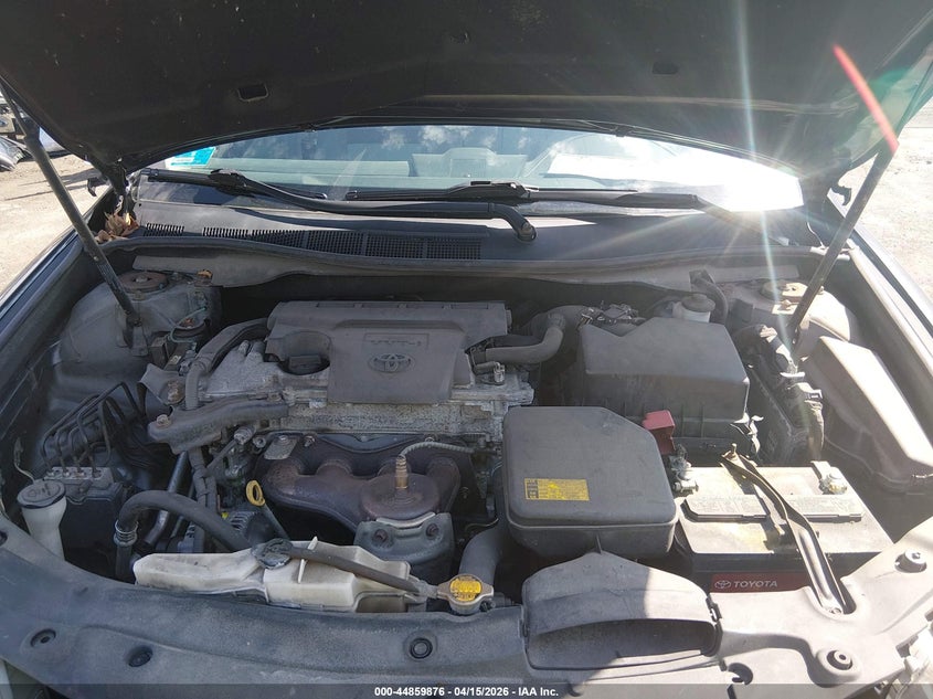 2012 TOYOTA CAMRY SEDAN 2.5L I-4 DOHC, VVT, 173HP