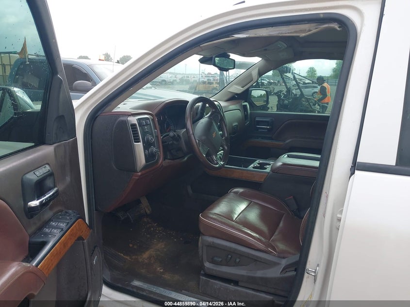 2014 Chevrolet Silverado 5.3 High Country White Lot 111044859890 Vin 3GCUKTEC6EG540312
