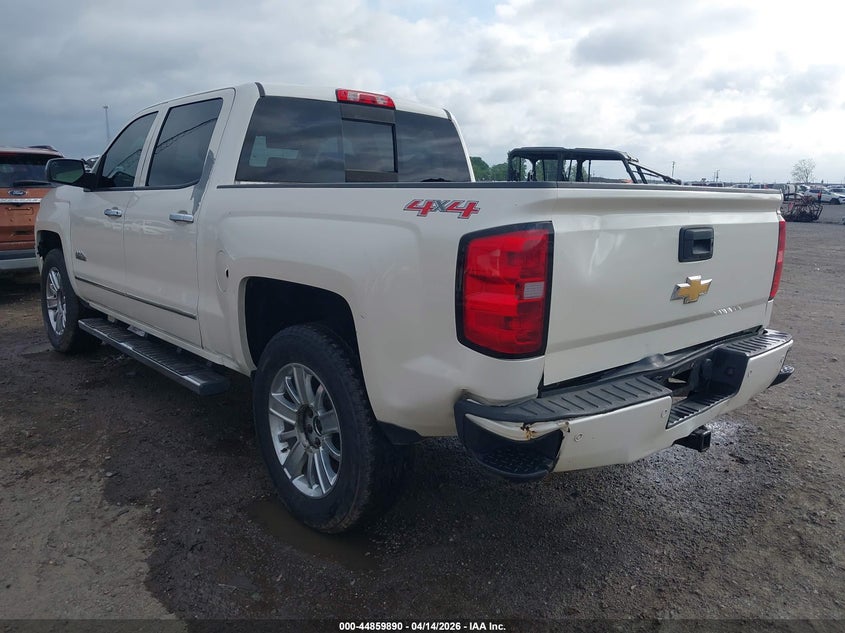 2014 Chevrolet Silverado 5.3 High Country White Lot 111044859890 Vin 3GCUKTEC6EG540312