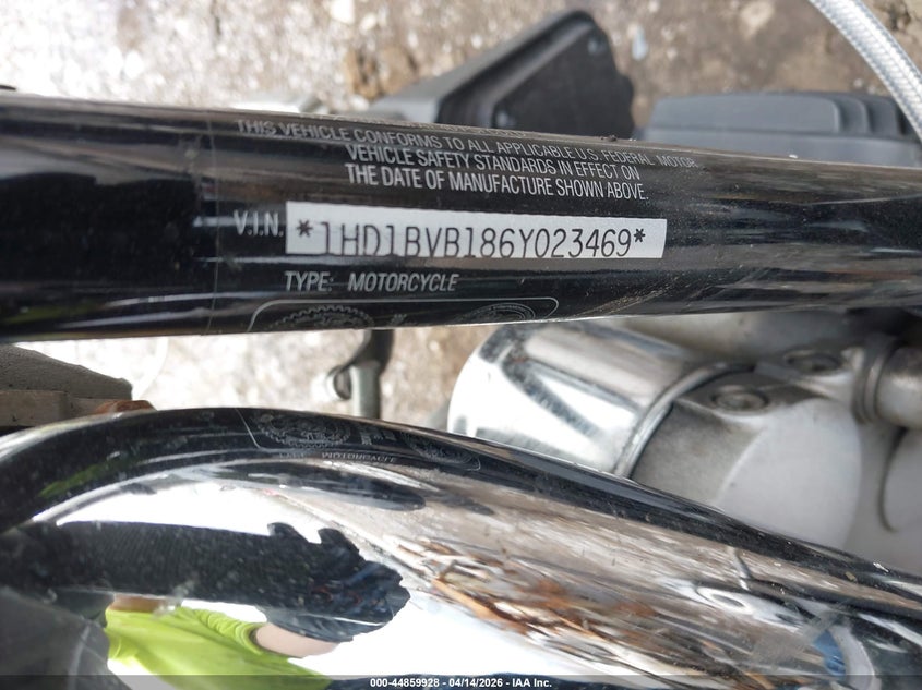 2006 Harley-Davidson Fxsti VIN: 1HD1BVB186Y023469 Lot: 44859928