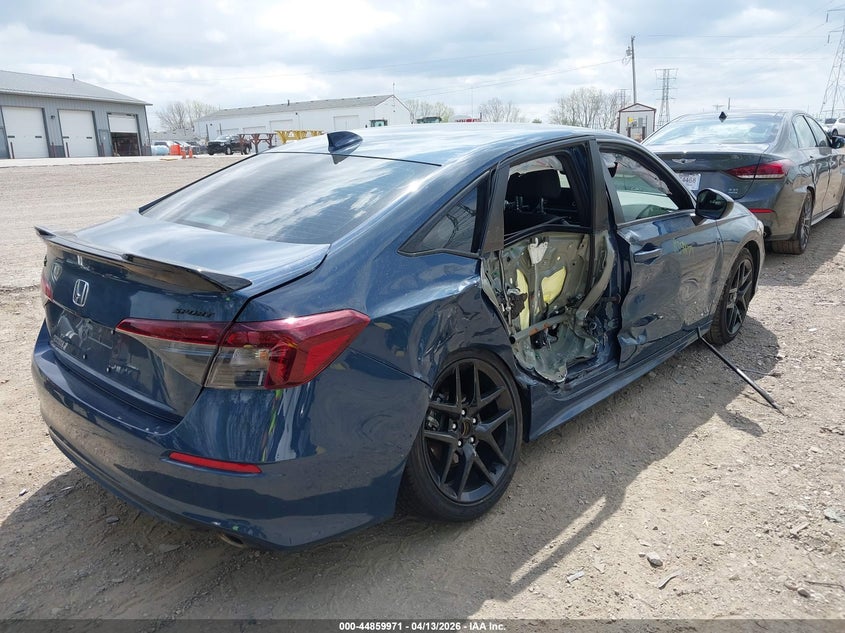 2026 Honda Civic 2.0 Sport blue Lot 111044859971 Vin 2HGFE2F51TH534152