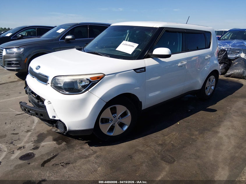 Vin: kndjn2a24g7284123, lot: 45357317, kia soul 20162