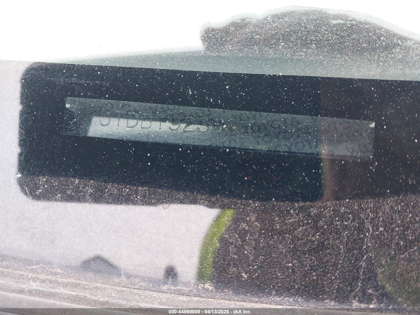 2008 Toyota Yaris VIN: JTDBT923684005347 Lot: 44860008