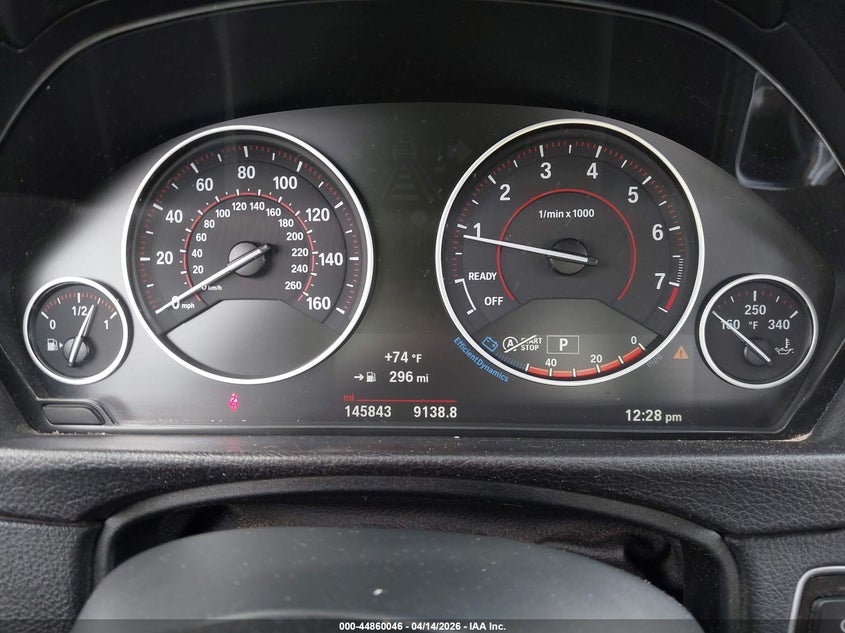 2016 BMW 328I xDrive VIN: WBA8E3G56GNU03126 Lot: 44860046