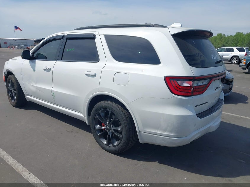 2021 Dodge Durango 3.6 Gt Plus Rwd white Lot 111044860069 Vin 1C4RDHDG6MC598553