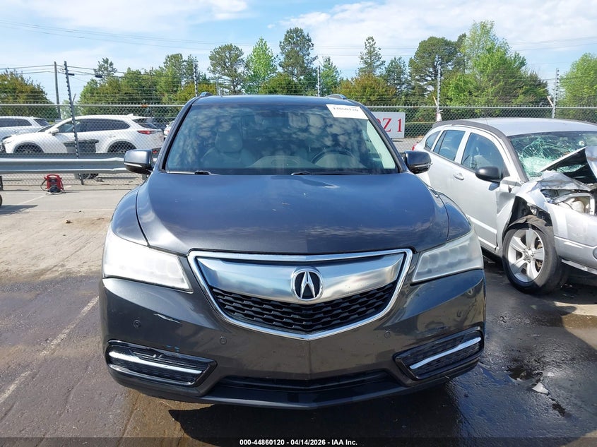 2015 Acura Mdx Advance Pkg W/Entertainment Pkg VIN: 5FRYD3H81FB009303 Lot: 44860120