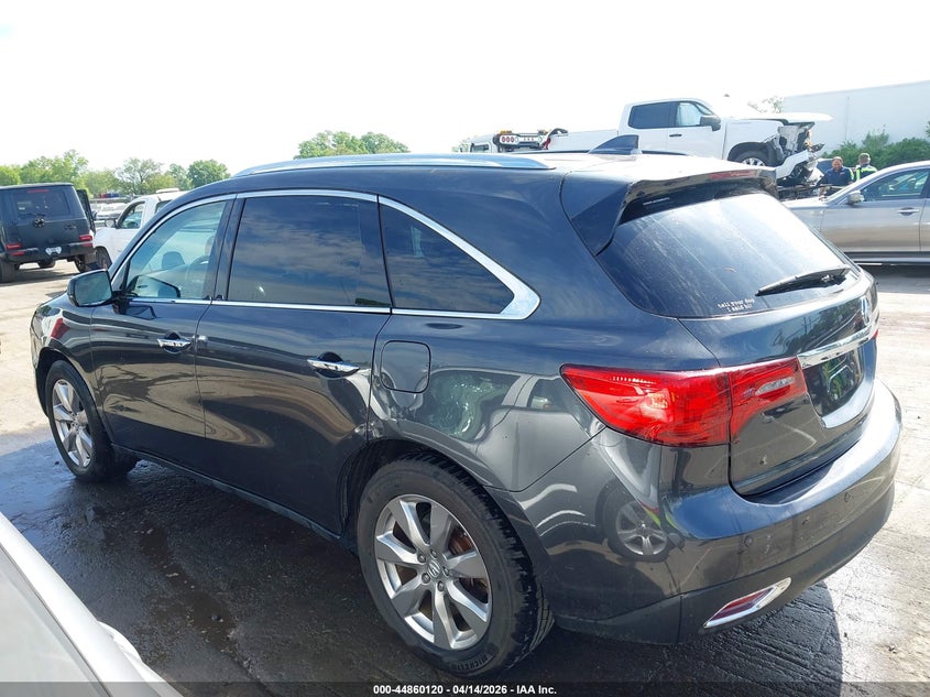 2015 Acura Mdx Advance Pkg W/Entertainment Pkg VIN: 5FRYD3H81FB009303 Lot: 44860120
