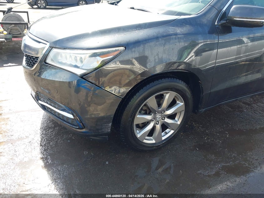 2015 Acura Mdx Advance Pkg W/Entertainment Pkg VIN: 5FRYD3H81FB009303 Lot: 44860120