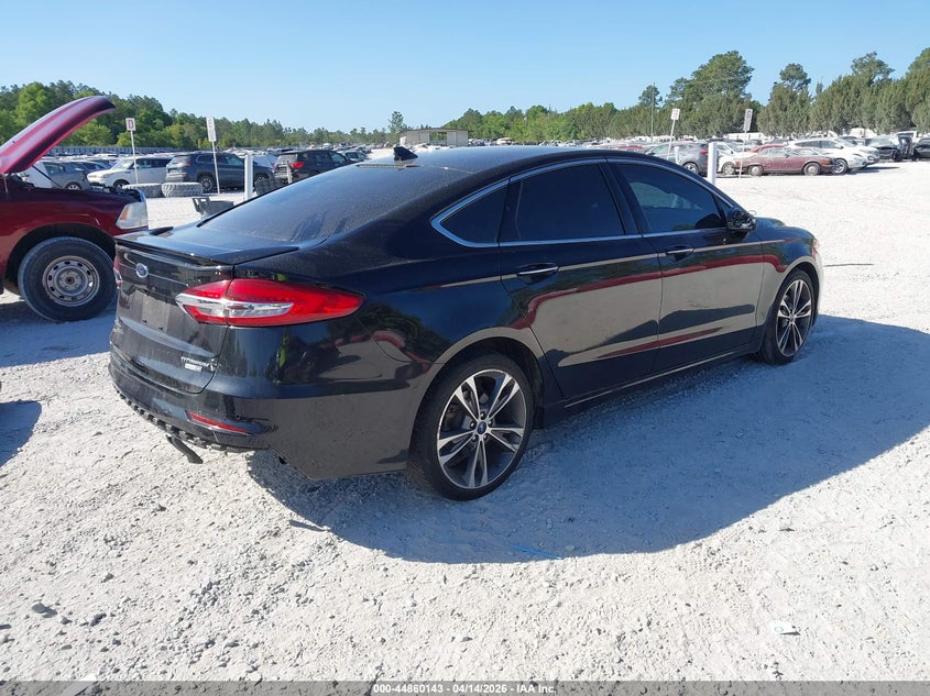 2020 Ford Fusion 2.0 Titanium black Lot 111044860143 Vin 3FA6P0D96LR173918