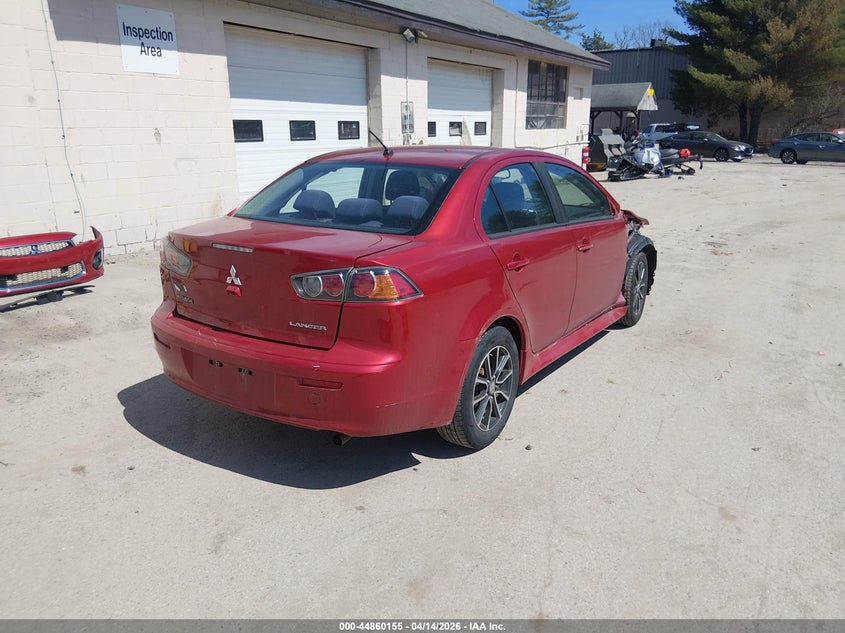 2017 Mitsubishi Lancer 2.0 Es/Le red Lot 111044860155 Vin JA32U2FU2HU002466