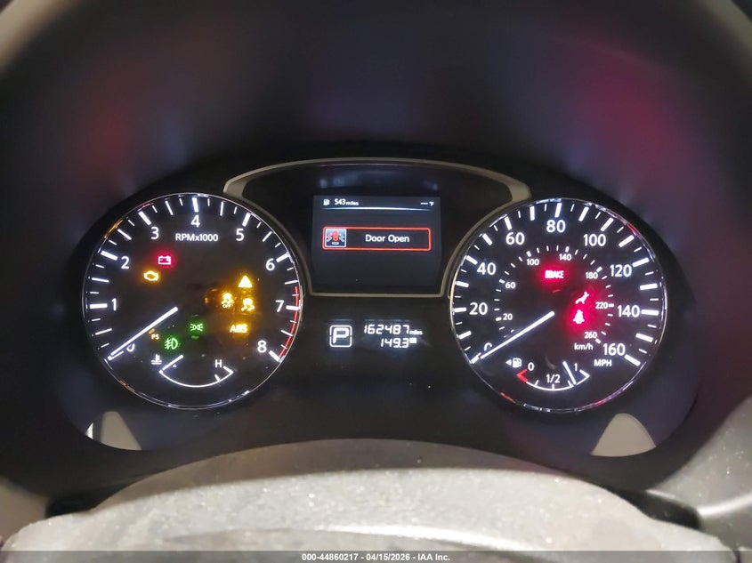 2014 Nissan Altima 2.5 Sl VIN: 1N4AL3AP5EC166793 Lot: 44860217