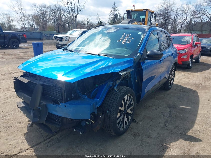 2020 Ford Escape 2.5 Se Sport Hybrid blue Lot 111044860263 Vin 1FMCU0BZ4LUB50022