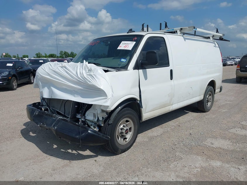 Vin: 1gtw7afpxr1196052, lot: 45357588, gmc savana cargo rwd 2500 regular wheelbase work van 20242
