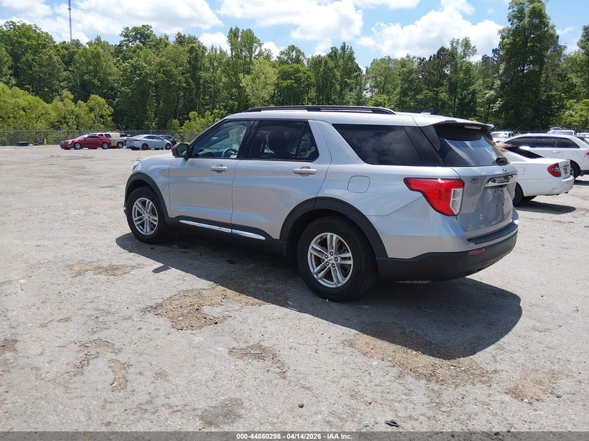 2022 Ford Explorer 2.3 Xlt silver Lot 111044860298 Vin 1FMSK7DH6NGA37690