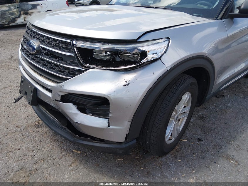 2022 Ford Explorer 2.3 Xlt silver Lot 111044860298 Vin 1FMSK7DH6NGA37690