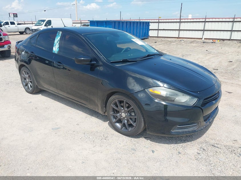 2016 Dodge Dart 2.0 Se black Lot 111044860341 Vin 1C3CDFAA9GD591822