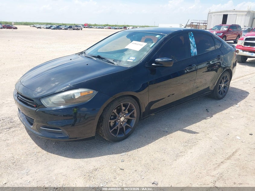1C3CDFAA9GD591822 2016 Dodge Dart 2.0 Se black