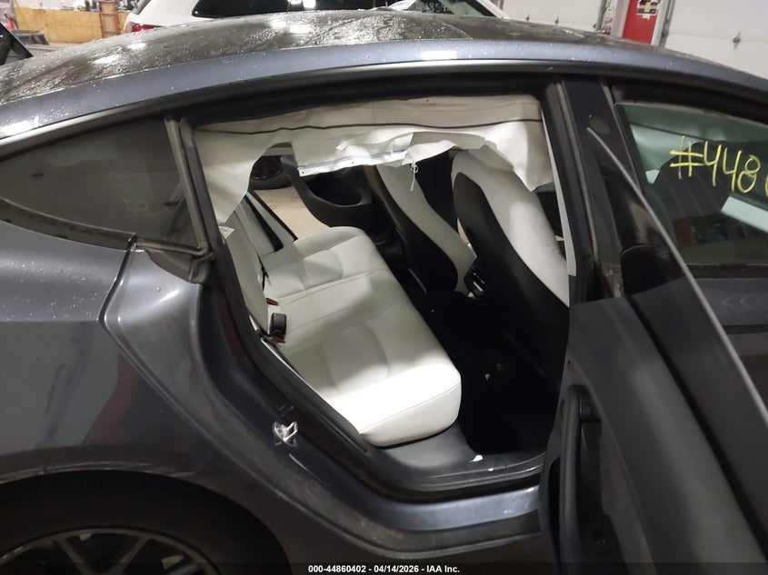 2023 Tesla Model 3 Long Range Dual Motor All-Wheel Drive grey Lot 111044860402 Vin 5YJ3E1EB6PF637162