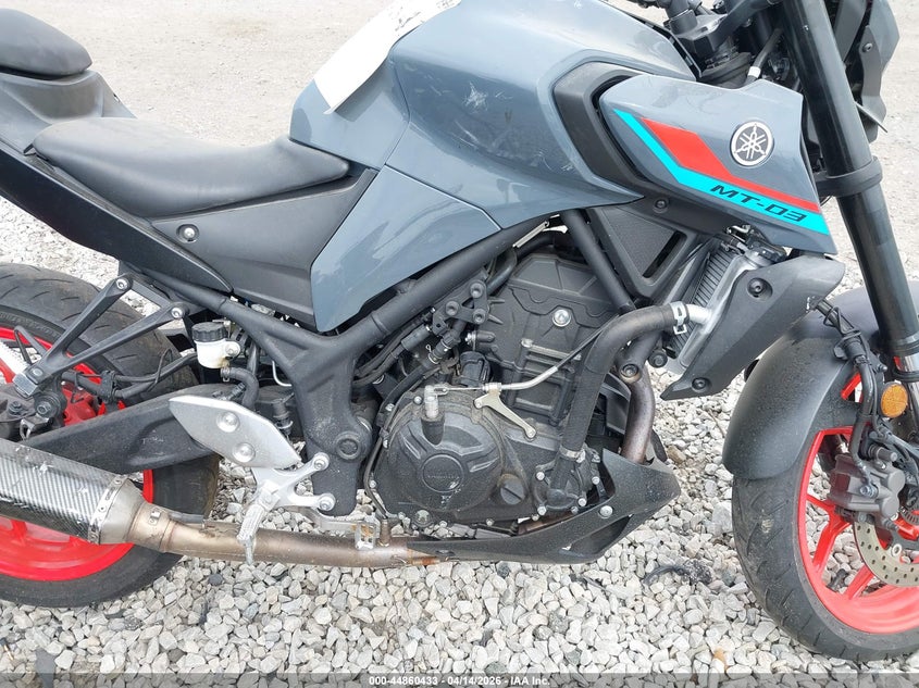 2021 Yamaha Mt-03 VIN: MH3RH20Y6MK004650 Lot: 44860433