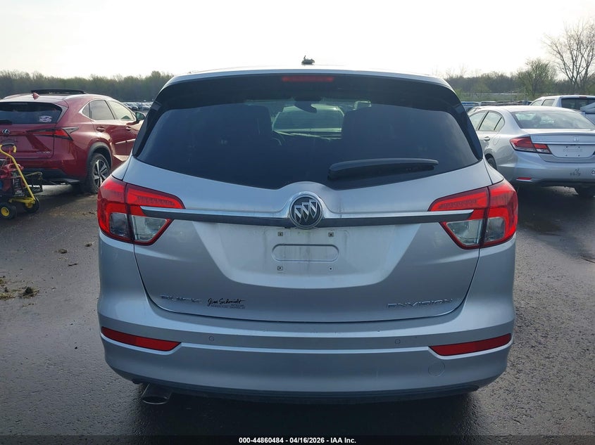 LRBFXASAXHD077804 2017 Buick Envision 2.5 Preferred silver