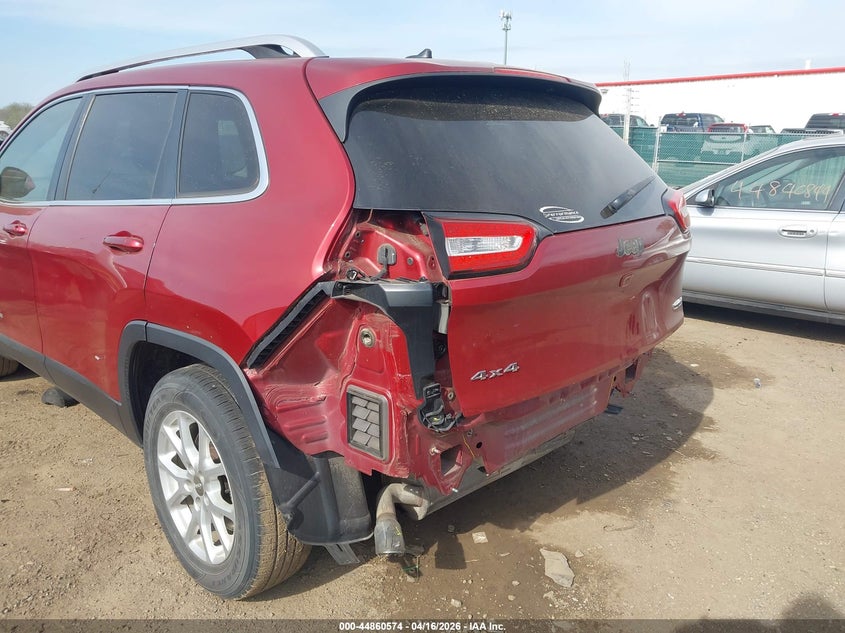 2016 Jeep Cherokee 2.4 Latitude brown Lot 111044860574 Vin 1C4PJMCB8GW147707