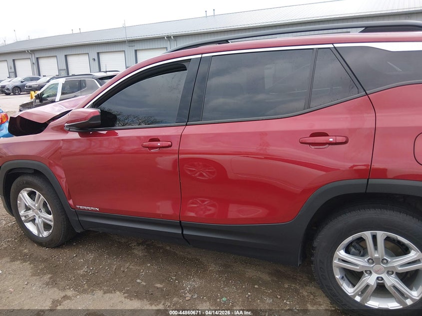 2020 Gmc Terrain 1.5 Fwd Sle red Lot 111044860671 Vin 3GKALMEV9LL199021