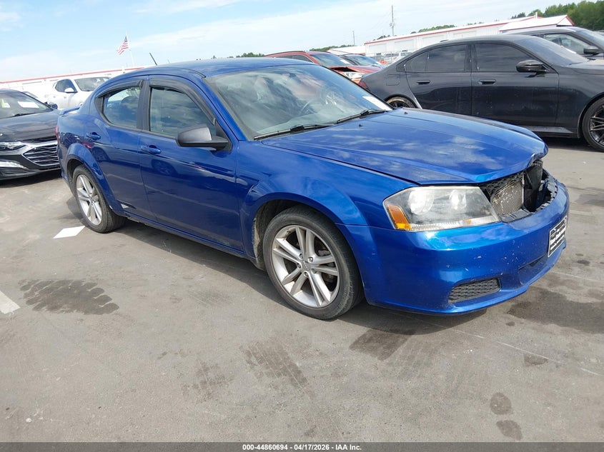 DODGE AVENGER 2014. Lot# 44860694. VIN 1C3CDZAB2EN222818. Photo 1