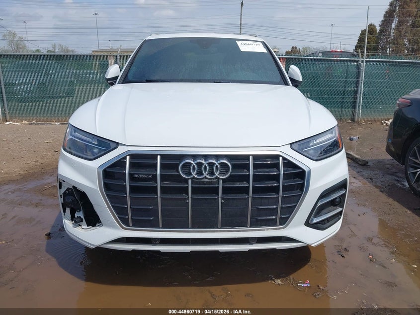 2022 Audi Q5 Premium Plus 40 Tfsi Quattro S Tronic VIN: WA1BBAFY1N2090318 Lot: 44860719