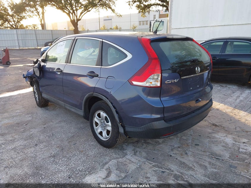 2014 Honda Cr-v 2.4 Cr-V Lx blue Lot 111044860726 Vin 3CZRM3H32EG714298