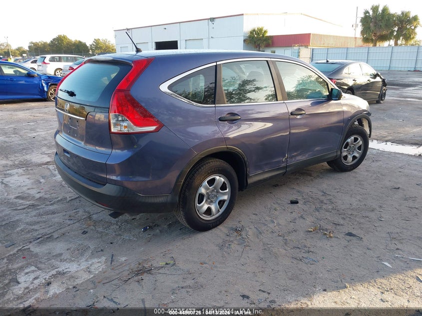 2014 Honda Cr-v 2.4 Cr-V Lx blue Lot 111044860726 Vin 3CZRM3H32EG714298