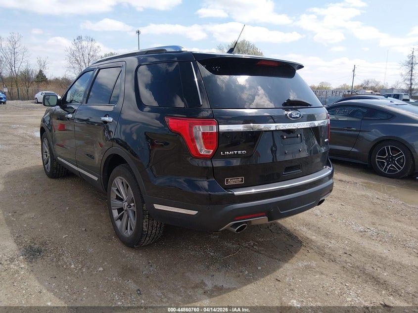 2018 Ford Explorer 3.5 Limited black Lot 111044860760 Vin 1FM5K8F85JGA26402