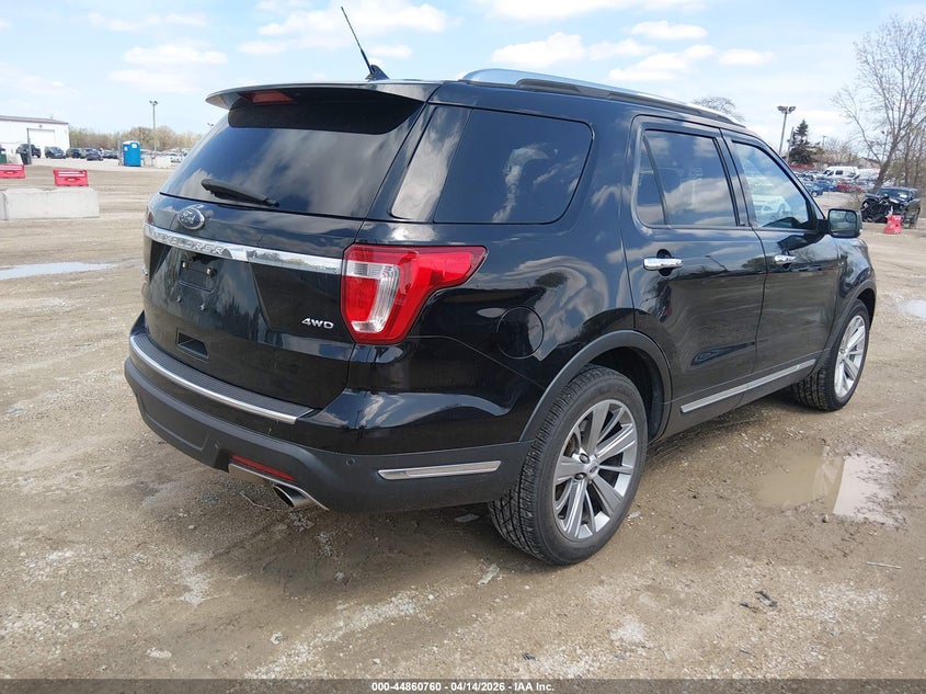 1FM5K8F85JGA26402 2018 Ford Explorer 3.5 Limited black