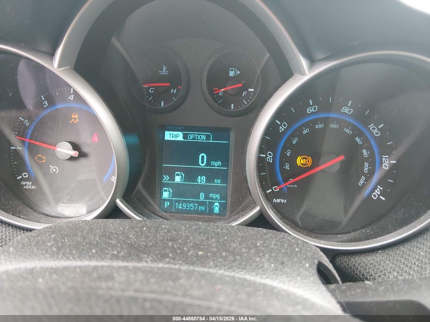 2016 Chevrolet Cruze Limited 1Lt Auto VIN: 1G1PE5SB4G7154975 Lot: 44860784