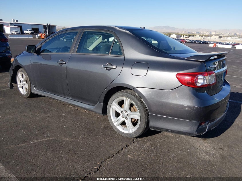 2013 Toyota Corolla 1.8 S Grey Lot 111044860786 Vin 2T1BU4EE5DC045262