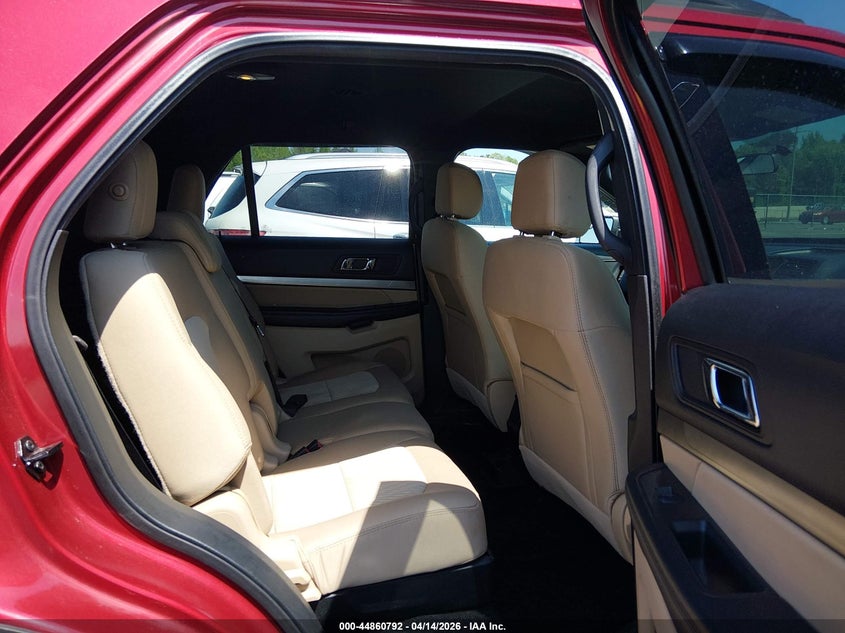 2017 Ford Explorer 3.5 red Lot 111044860792 Vin 1FM5K8B80HGD51927