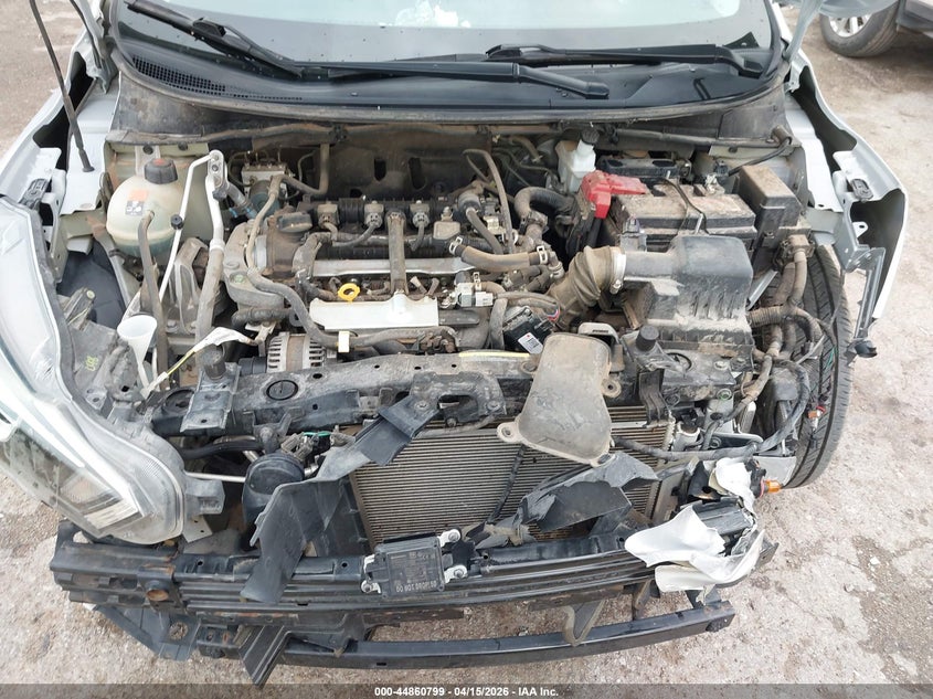 2021 Nissan Versa 1.6 S Xtronic Cvt silver Lot 111044860799 Vin 3N1CN8DV7ML907746