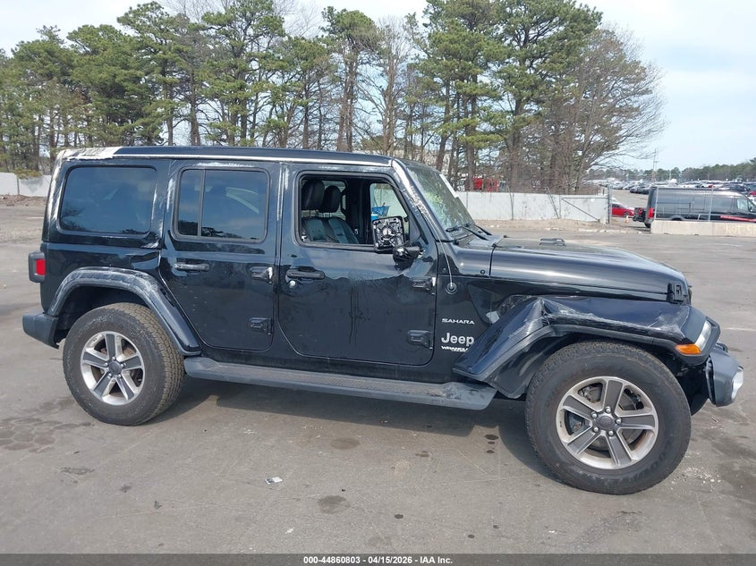 2021 Jeep Wrangler Unlimited Sahara 4X4 VIN: 1C4HJXEG8MW603800 Lot: 44860803