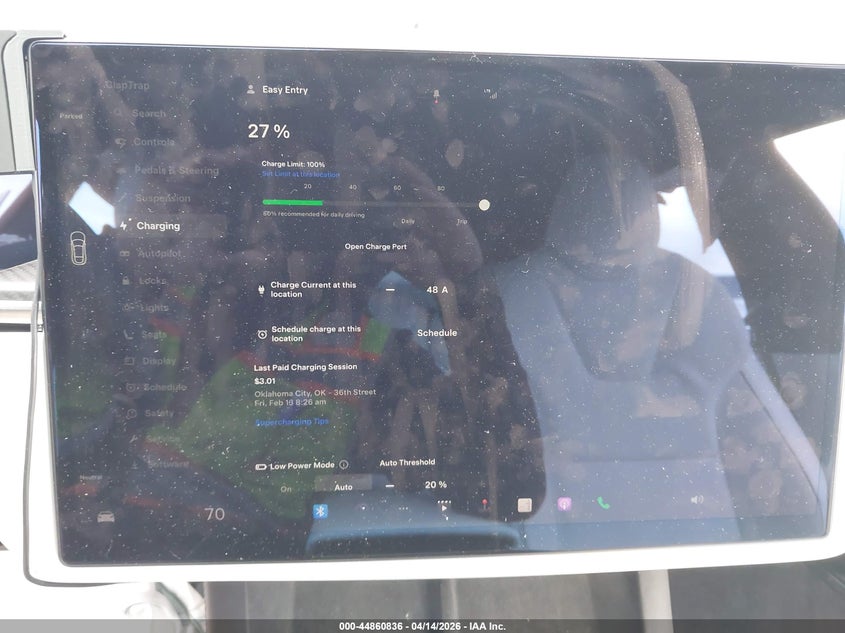 2021 Tesla Model S Plaid Tri Motor All-Wheel Drive VIN: 5YJSA1E6XMF450867 Lot: 44860836